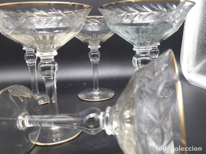 Antig&uuml;edades: 5 Copas de champ&aacute;n - Foto 5
