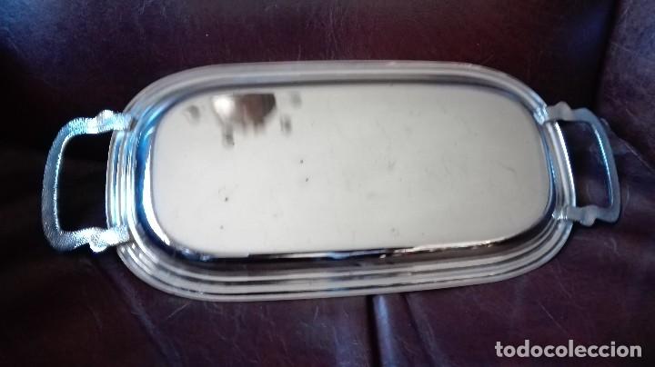 Antig&uuml;edades: Bandeja plateada - Foto 2