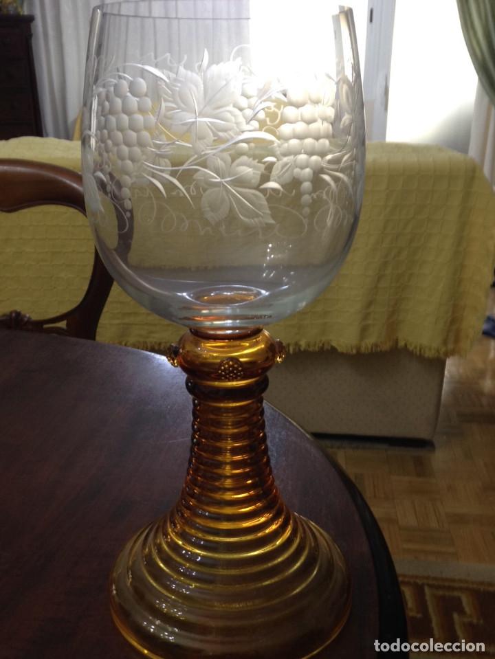 Antig&uuml;edades: copon de cristal tallado - Foto 1