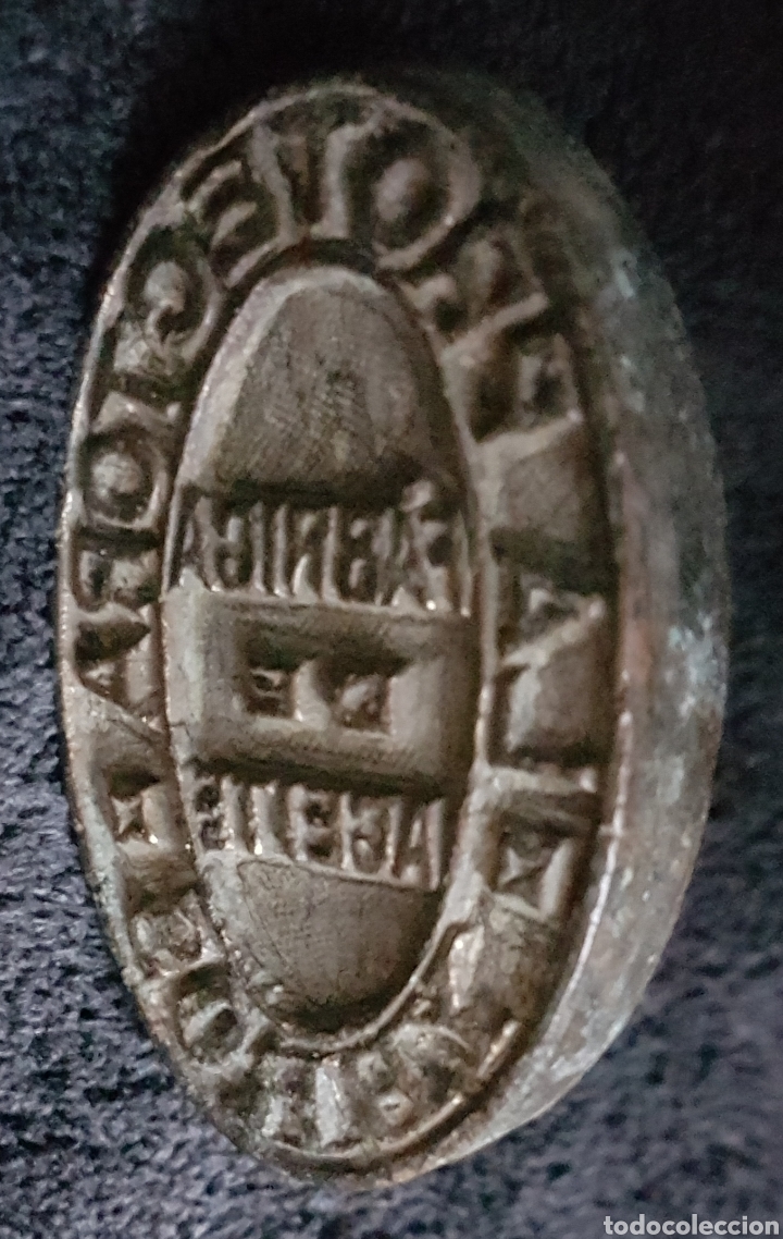 Antig&uuml;edades: Magnifico antiguo troquel fabrica de aceite La protectora Ibros Jaen