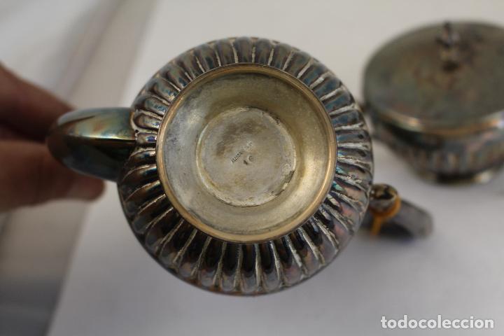 Antig&uuml;edades: juego de cafe en alpaca - Foto 4