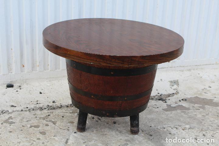 Antig&uuml;edades: mesa tonel - Foto 3