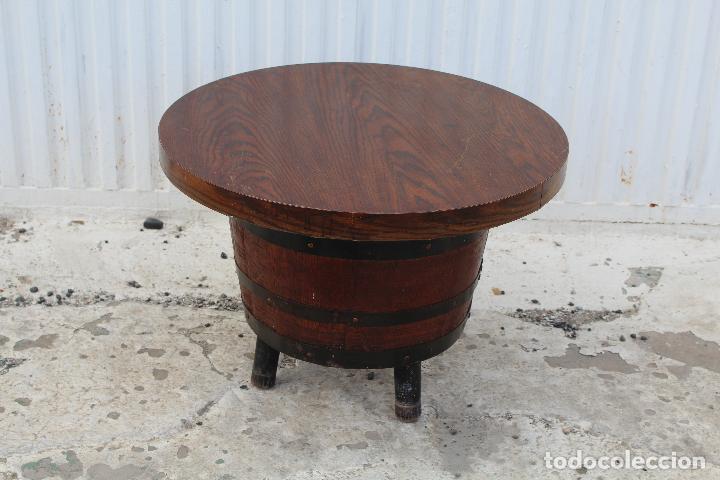 Antig&uuml;edades: mesa tonel - Foto 5