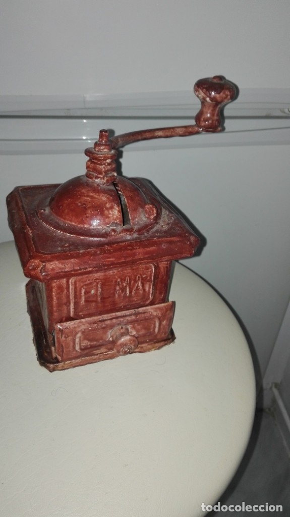 Antig&uuml;edades: ANTIGUO MOLINILLO DE CAFE MARCA ELMA. - Foto 3