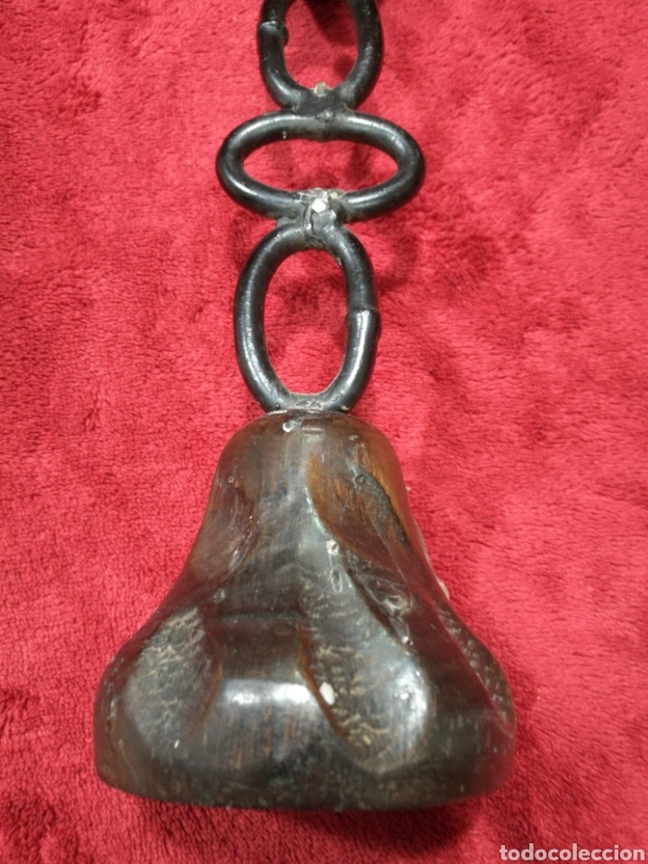 Antig&uuml;edades: Candelabro de madera y forja tipo castellano - Foto 3