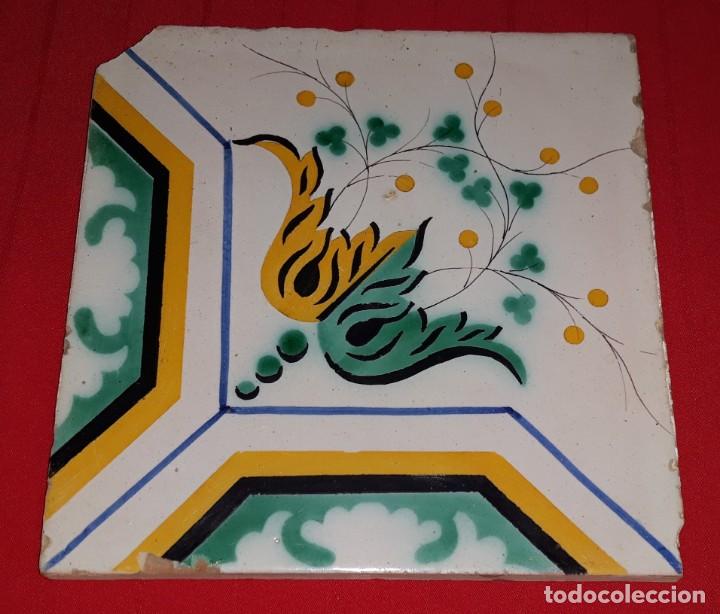 Antig&uuml;edades: AZULEJO CATAL&Aacute;N SIGLO XIX - Foto 2