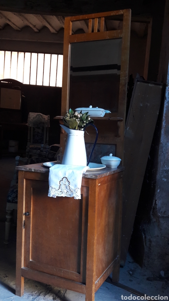 Antig&uuml;edades: Lavabo antiguo a&ntilde;os 20 - Foto 6