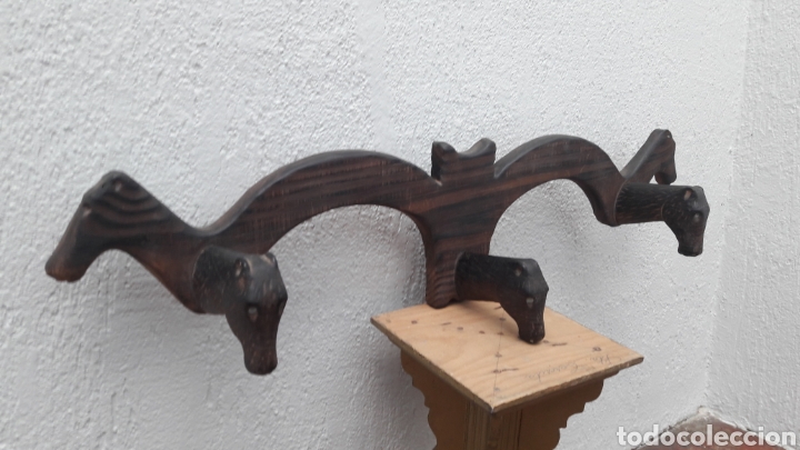 Oggetti Antichi: Antiguo perchero madera