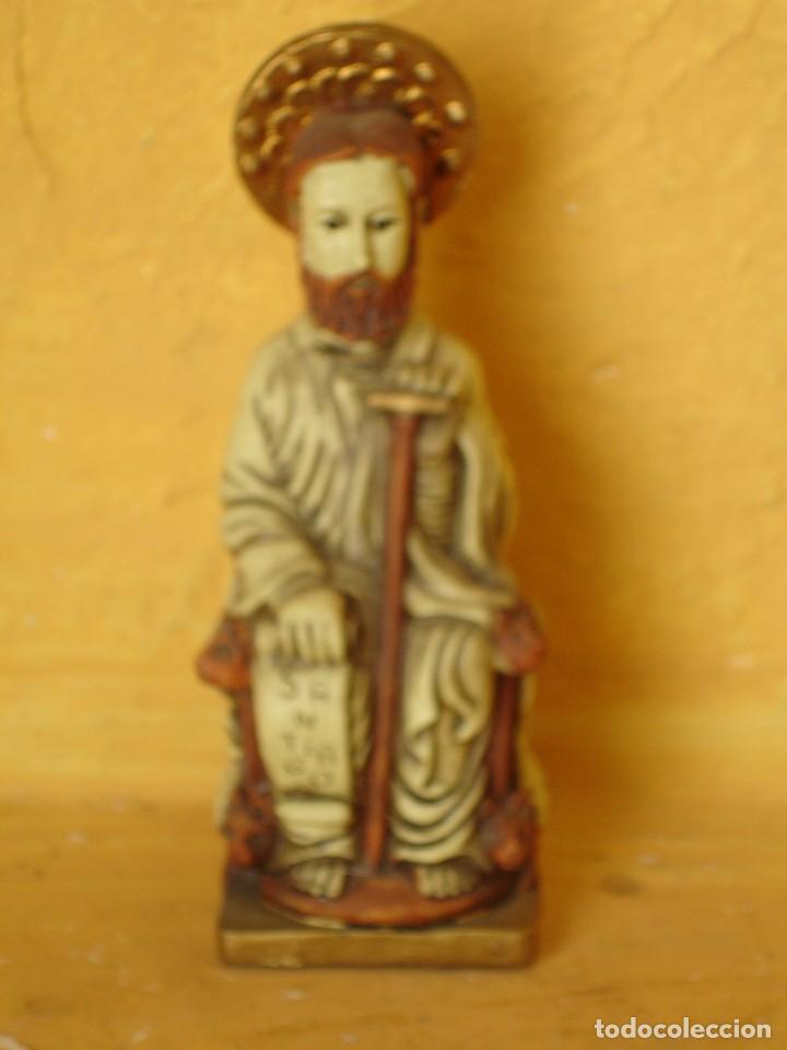 Antiquit&eacute;s: SANTIAGO APOSTOL ESCULTURA 18CM