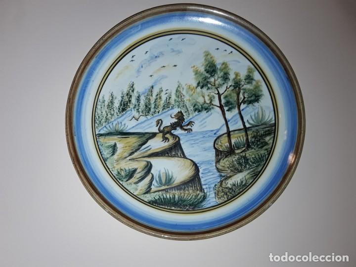 Antig&uuml;edades: Plato Cer&aacute;mica de Talavera - Foto 1