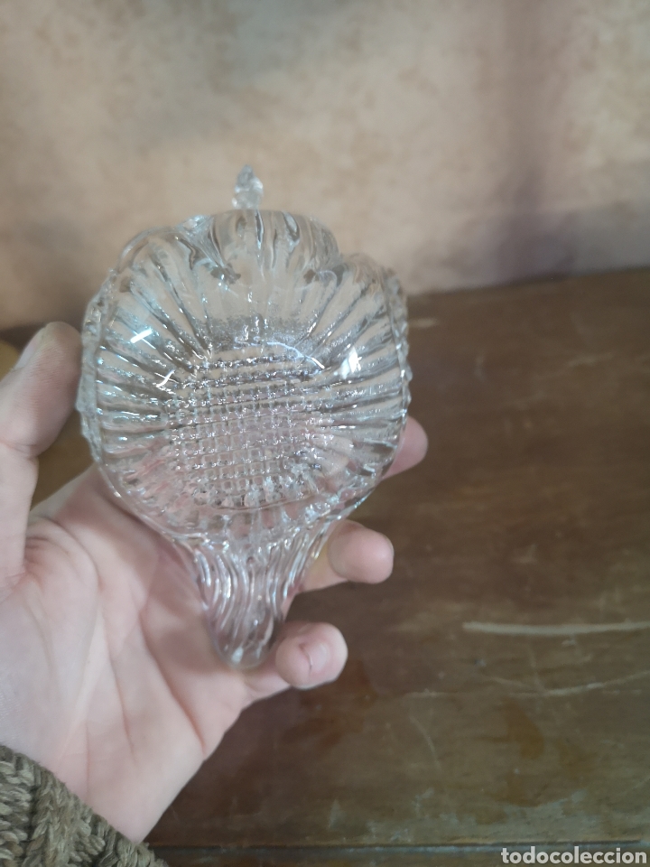 Antig&uuml;edades: ANTIGUO RECIPIENTE DE CRISTAL EN FORMA DE CISNE - Foto 4