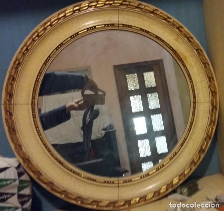 Antig&uuml;edades: Espejo Luis XVI redondo - Foto 1