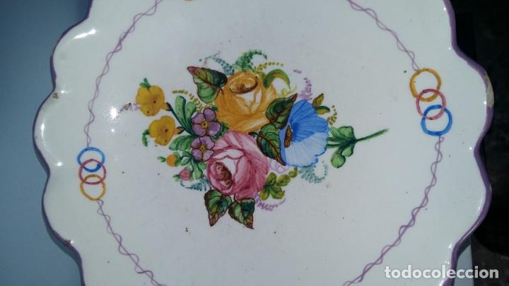 Antig&uuml;edades: Frutero flores - Foto 2