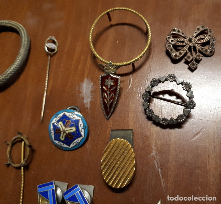 Antig&uuml;edades: 12 piezas, gemelos, etc... - Foto 3