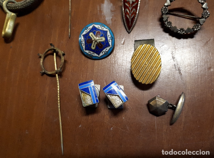 Antig&uuml;edades: 12 piezas, gemelos, etc... - Foto 4