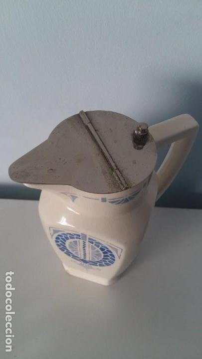 Antig&uuml;edades: Jarra cer&aacute;mica con tapa - Foto 2