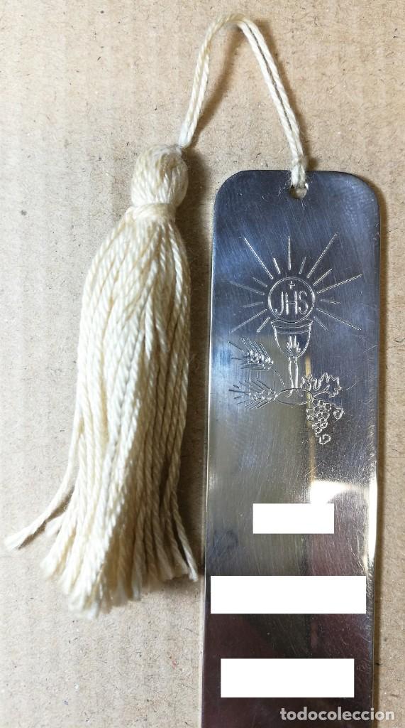 Antig&uuml;edades: MARCA PAGINAS PLATA. PRIMERA COMUNI&Oacute;N. - Foto 6