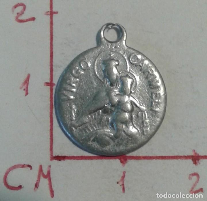 Antig&uuml;edades: MEDALLA RELIGIOSA. VIRGO CARMELI - Foto 1