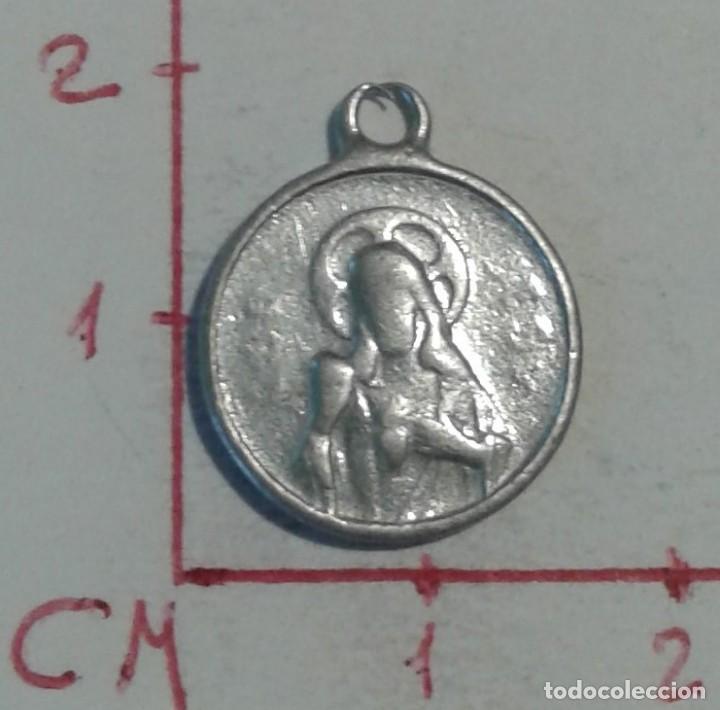 Antig&uuml;edades: MEDALLA RELIGIOSA. VIRGO CARMELI - Foto 2