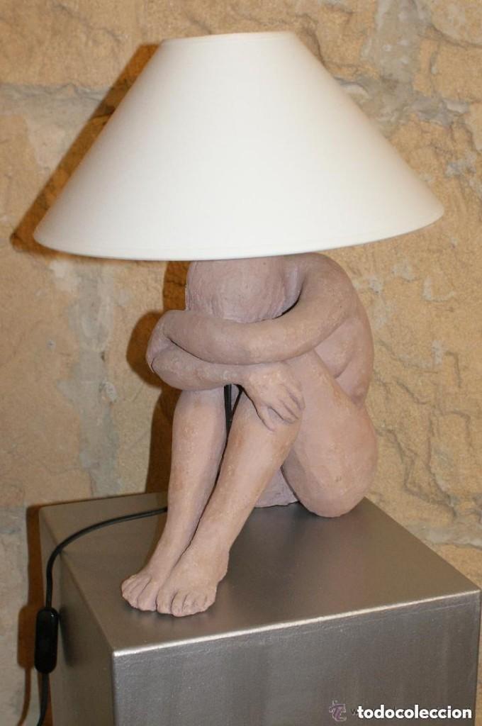 Antig&uuml;edades: escultura lampara - Foto 1