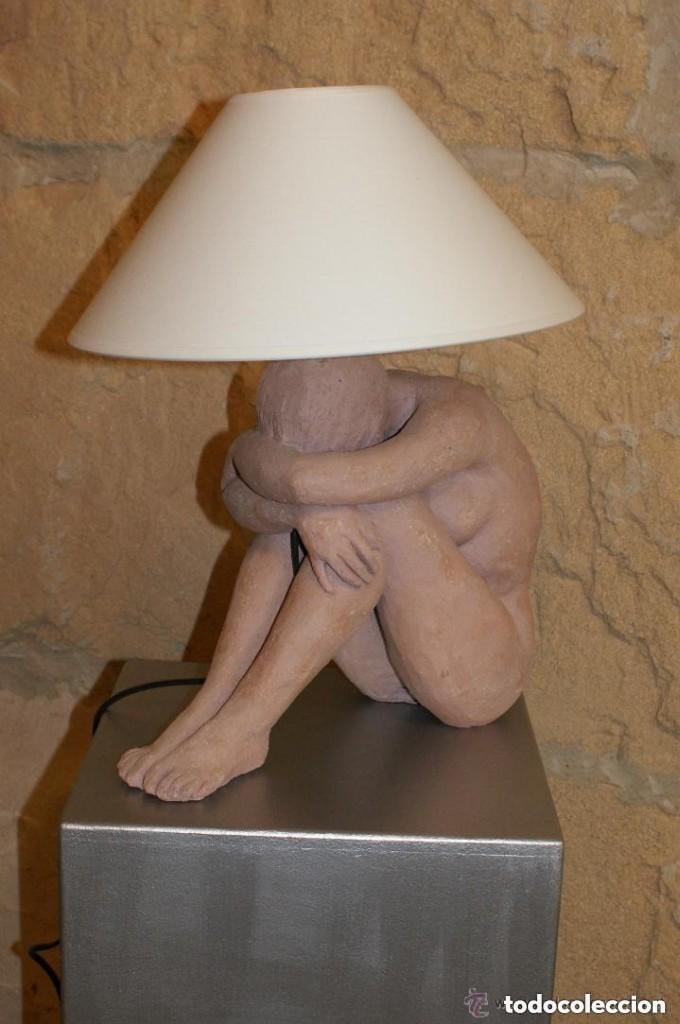Antig&uuml;edades: escultura lampara - Foto 2
