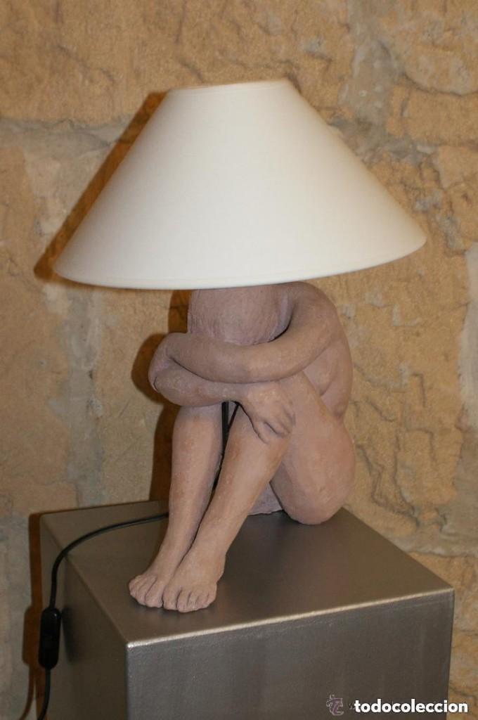 Antig&uuml;edades: escultura lampara - Foto 3