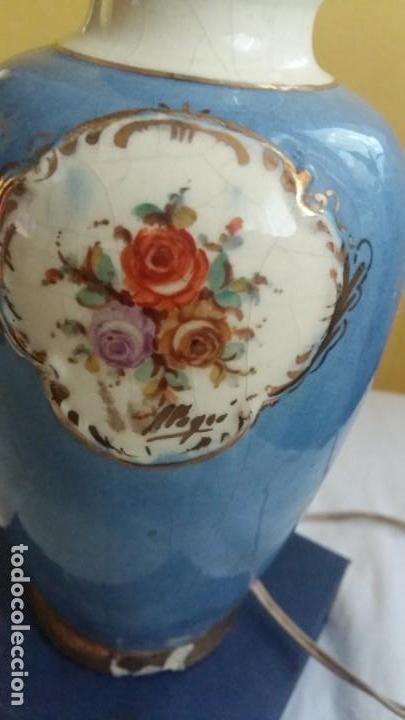 Antig&uuml;edades: Lampara de PEYR&Oacute; color azul - Foto 2
