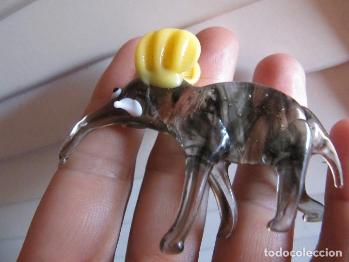 Antig&uuml;edades: MINIATURA DE ELEFANTE EN CRISTAL DE MURANO - Foto 2