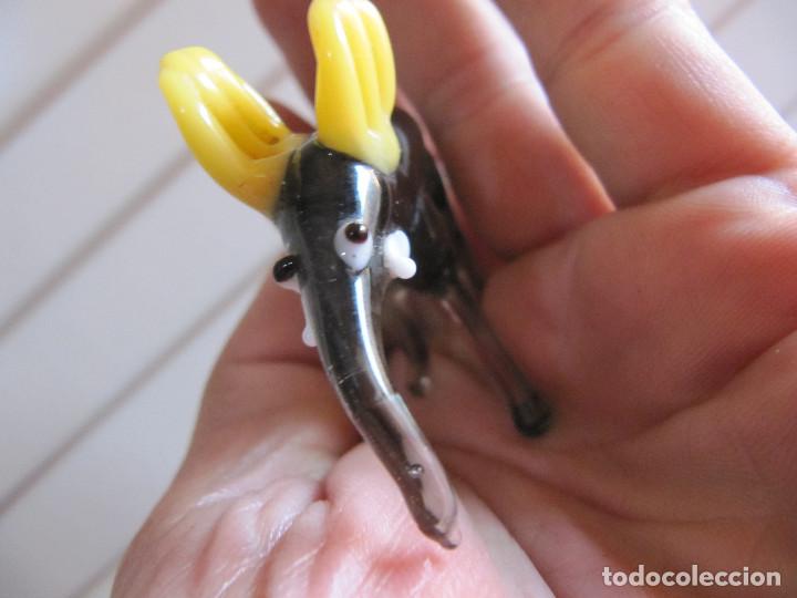 Antig&uuml;edades: MINIATURA DE ELEFANTE EN CRISTAL DE MURANO - Foto 5