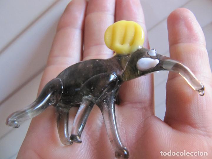 Antig&uuml;edades: MINIATURA DE ELEFANTE EN CRISTAL DE MURANO - Foto 6