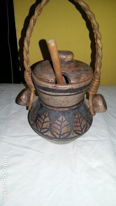 Antig&uuml;edades: Chocolatera de cer&aacute;mica - Foto 1