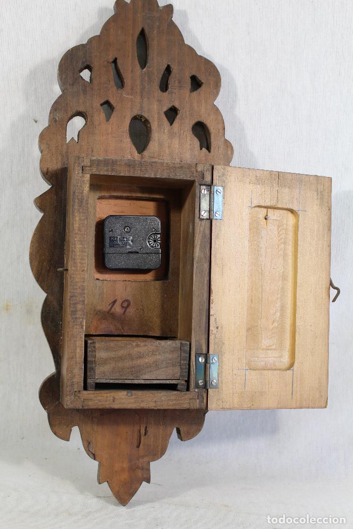 Antig&uuml;edades: reloj - especiero en madera - mueble de almirez - Foto 4