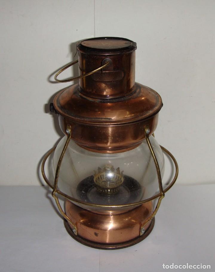 Antig&uuml;edades: Farol de Sobremesa. (23 cm x 16 cm) - Foto 2