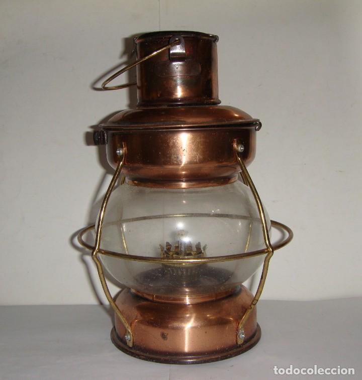 Antig&uuml;edades: Farol de Sobremesa. (23 cm x 16 cm) - Foto 3