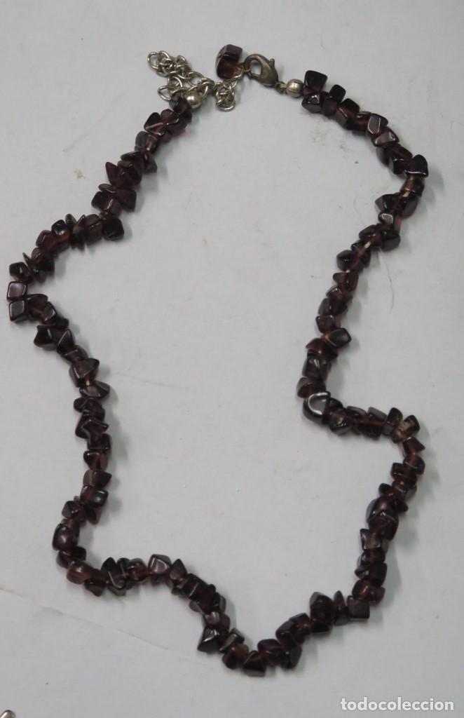 Antig&uuml;edades: BONITO COLLAR DE CUENTAS MORADAS - Foto 1