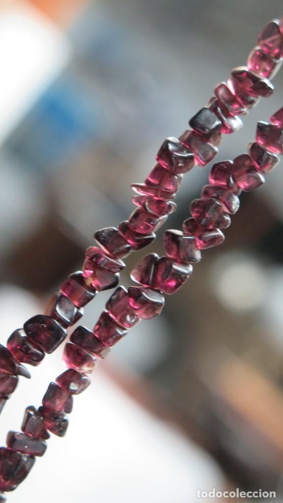 Antig&uuml;edades: BONITO COLLAR DE CUENTAS MORADAS - Foto 2