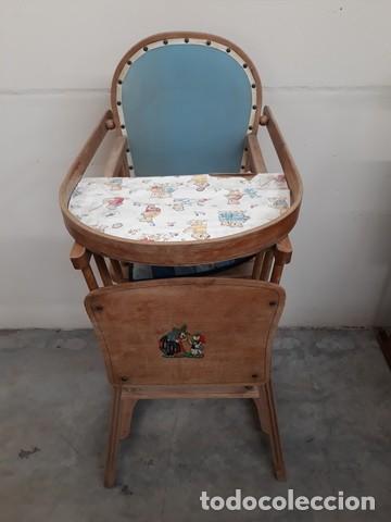 Antig&uuml;edades: TRONA DE BEB&Eacute; ANTIGUA - Foto 1