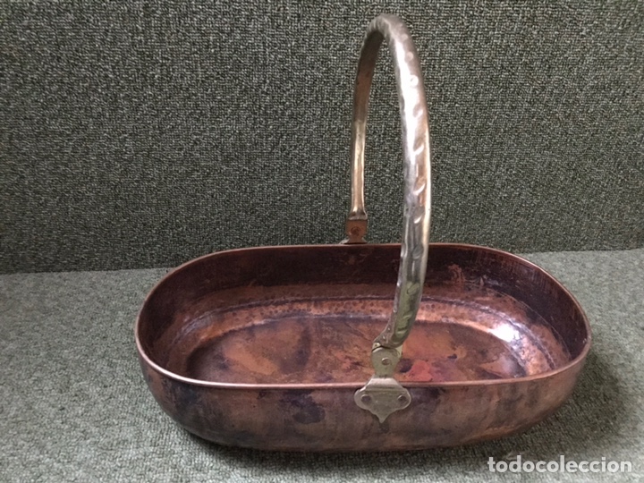 Antig&uuml;edades: CESTA DE COBRE - Foto 1