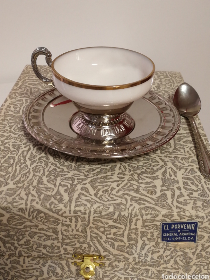 Antiguidades: ANTIGUO JUEGO DE CAFE ESTUCHE