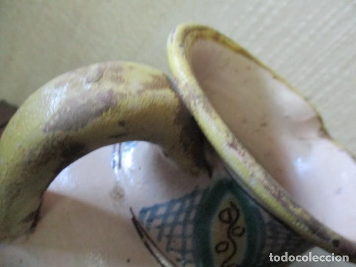 Antig&uuml;edades: jarra cer&aacute;mica manises - Foto 4