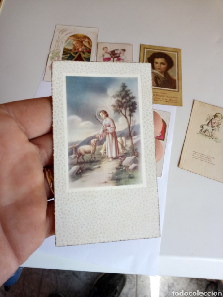 Antig&uuml;edades: ANTIGUOS RECORDATORIOS DE LA PRIMERA COMUNI&Oacute;N, TARJETAS RELIGIOSAS - Foto 11