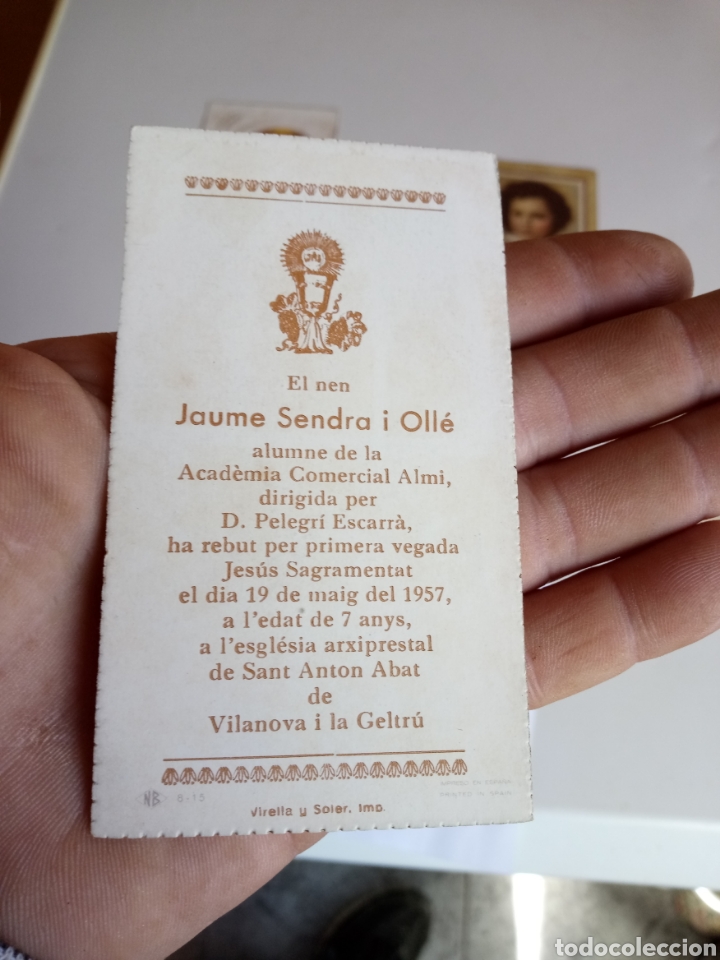 Antig&uuml;edades: ANTIGUOS RECORDATORIOS DE LA PRIMERA COMUNI&Oacute;N, TARJETAS RELIGIOSAS - Foto 12