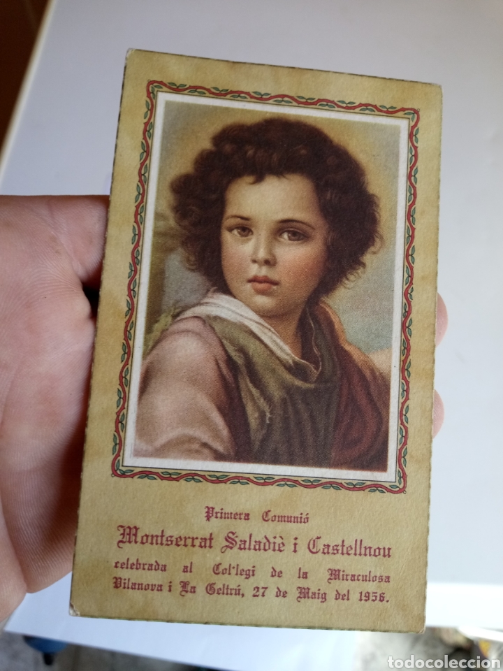 Antig&uuml;edades: ANTIGUOS RECORDATORIOS DE LA PRIMERA COMUNI&Oacute;N, TARJETAS RELIGIOSAS - Foto 21