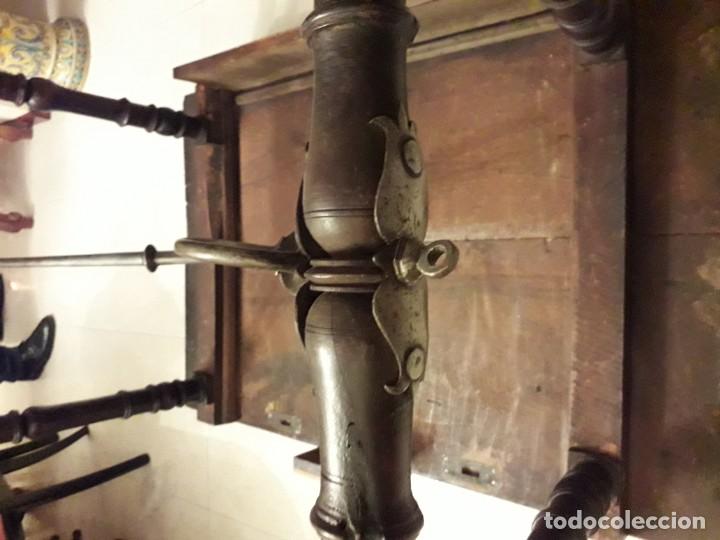 Antig&uuml;edades: ANTIGUA MESA DE DESPACHO DE NOGAL - Foto 6