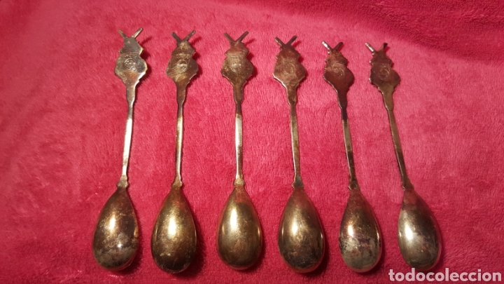 Antig&uuml;edades: PHILIPS, PLATA, ESTUCHE CON 6 CUCHARILLAS DE PLATA. PHILIPS - Foto 6