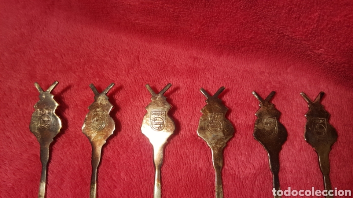 Antig&uuml;edades: PHILIPS, PLATA, ESTUCHE CON 6 CUCHARILLAS DE PLATA. PHILIPS - Foto 7