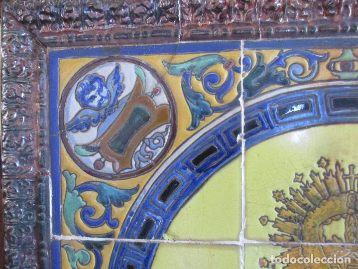 Antig&uuml;edades: Retablo ceramico azulejos Macarena - Foto 4