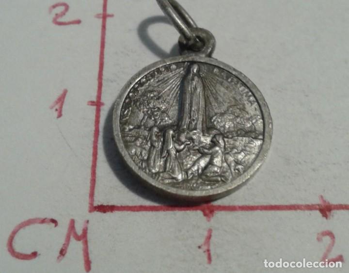 Antig&uuml;edades: MEDALLA RELIGIOSA. VIRGEN DE FATIMA. - Foto 2