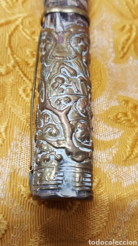 Antig&uuml;edades: ANTIGUOS CUCHILLO Y PALILLOS CON FUNDA - Foto 10