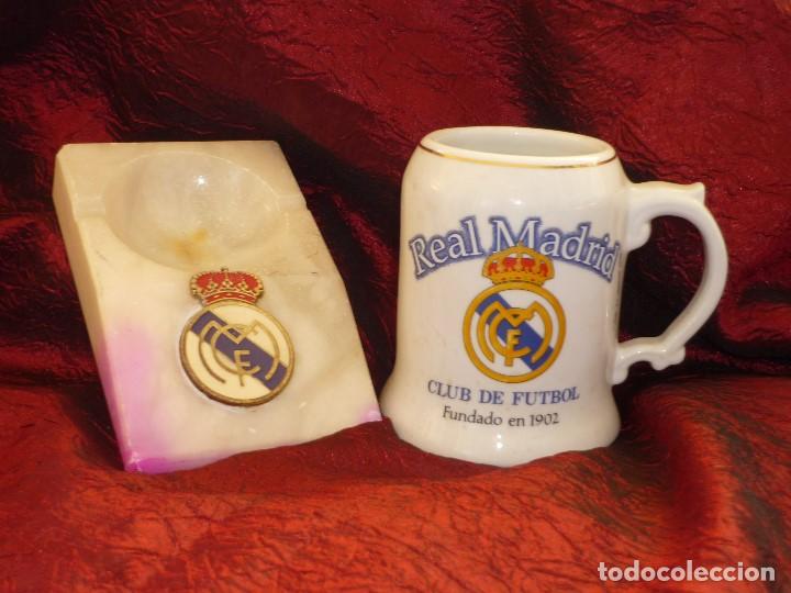 Antiquit&eacute;s: COLECCION REAL MADRID.JARRA Y CENICERO